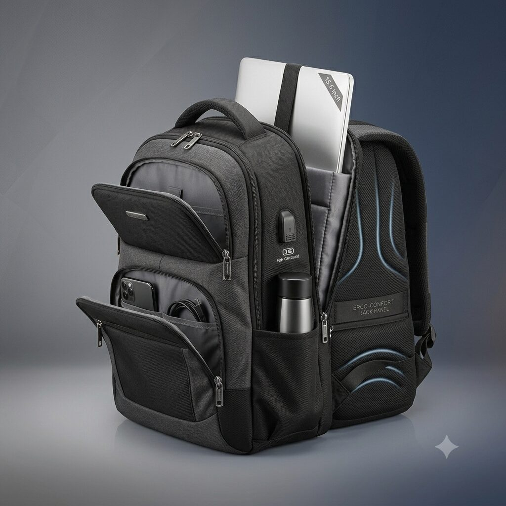 1782693972801 حقيبة ظهر لابتوب وعملية (Laptop Backpack) - الصورة 1