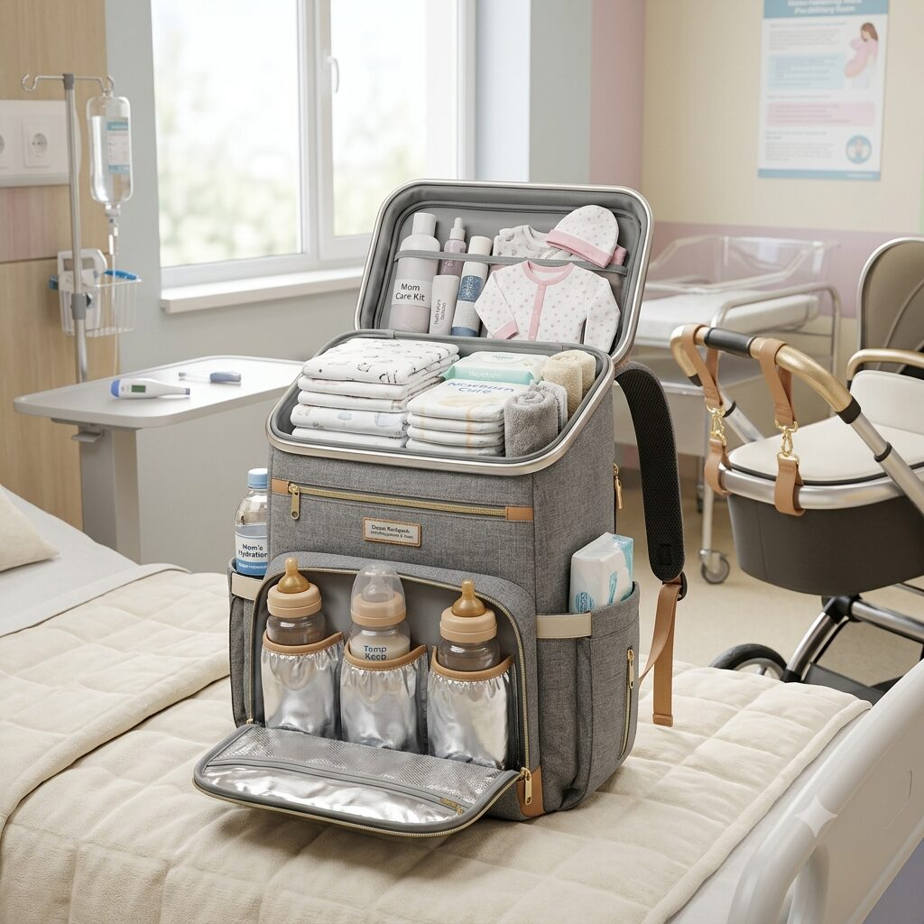 1782696506409 حقيبة ظهر للولادة ذكية ومتعددة الوظائف (Multi-functional Diaper Backpack) - الصورة 1