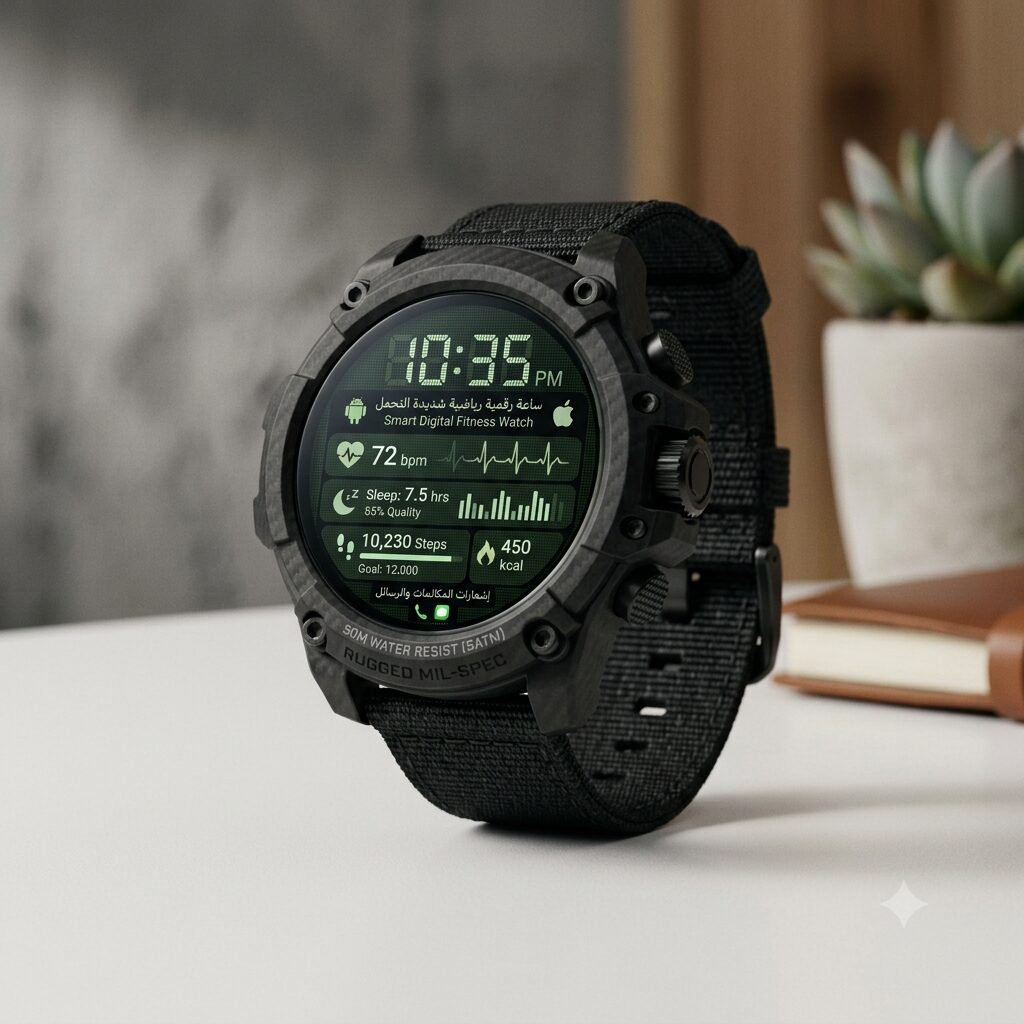 1782699689814 ساعة رقمية رياضية شديدة التحمل (Rugged Tactical Digital Watch) - الصورة 1