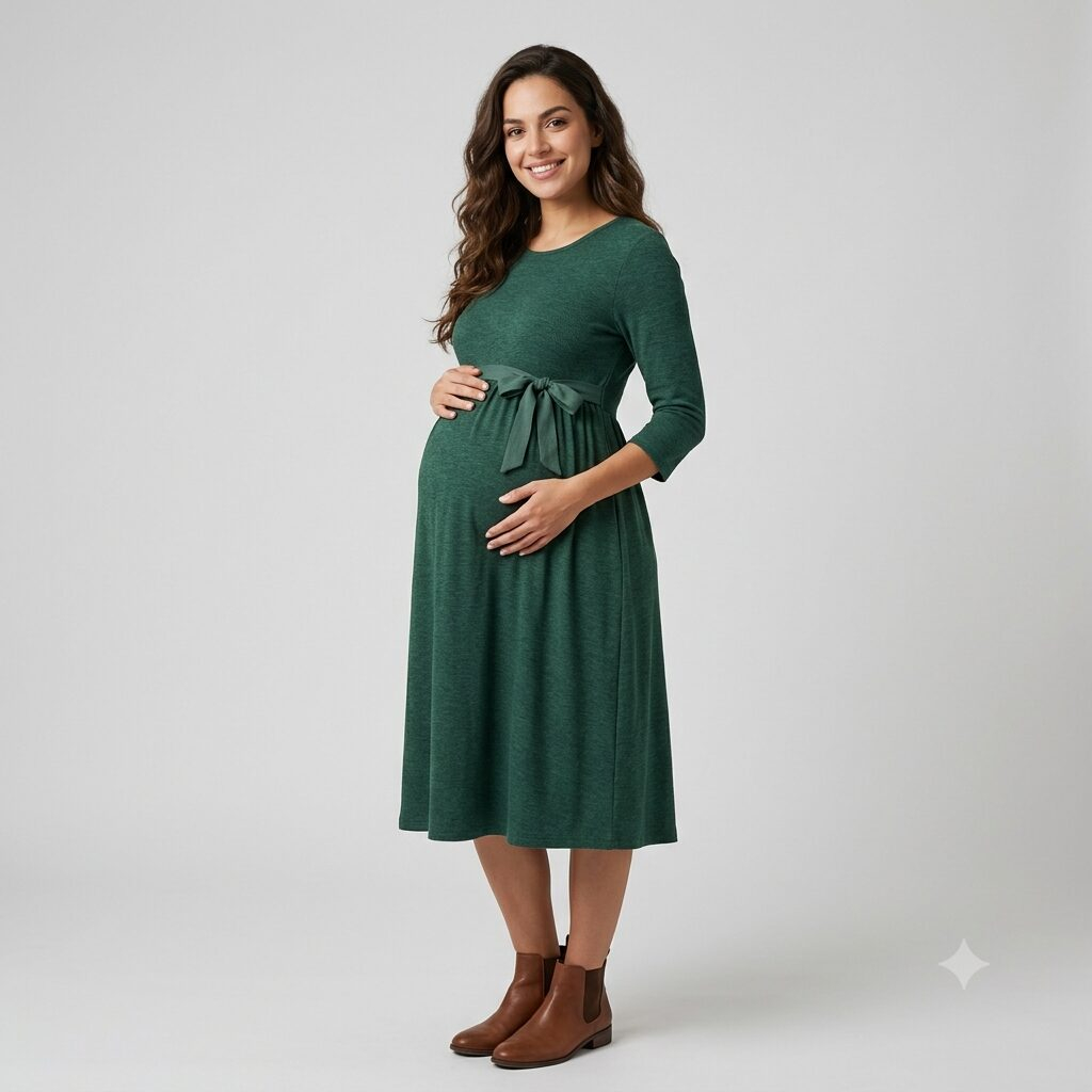 1782769831308 فستان حمل كاجوال يومي (Casual Maternity Dress) - الصورة 1