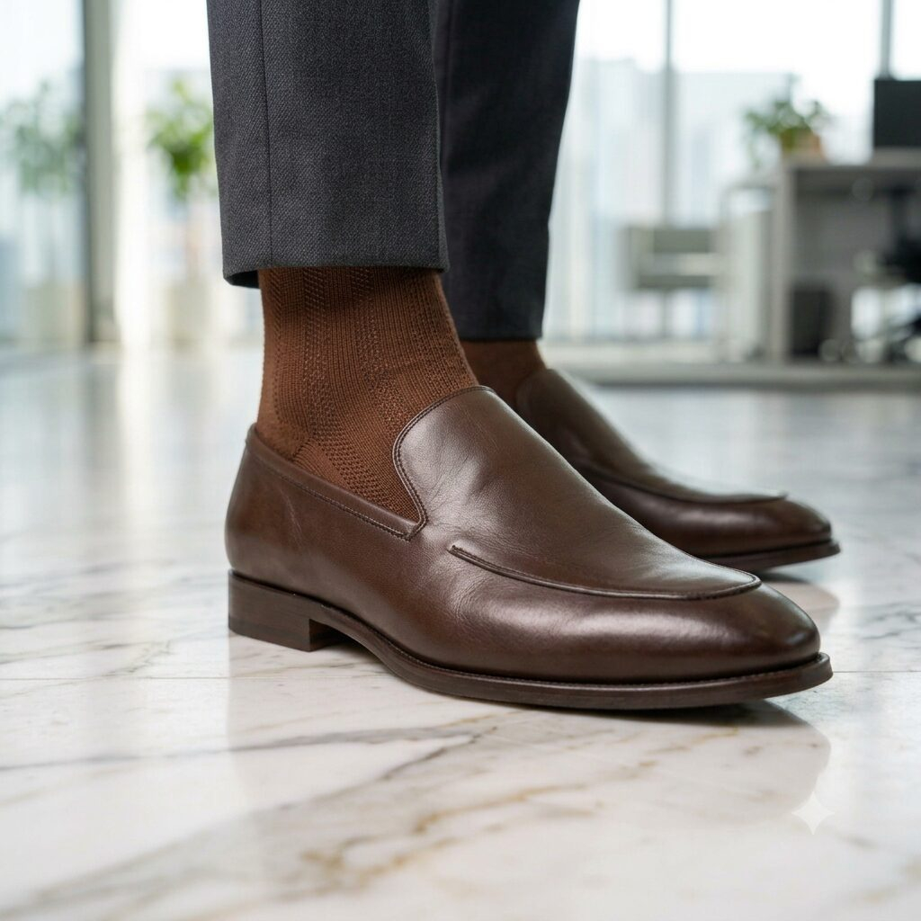 1782772720825 حذاء رسمي بدون أربطة (Men's Formal Slip-On Shoes) - الصورة 1
