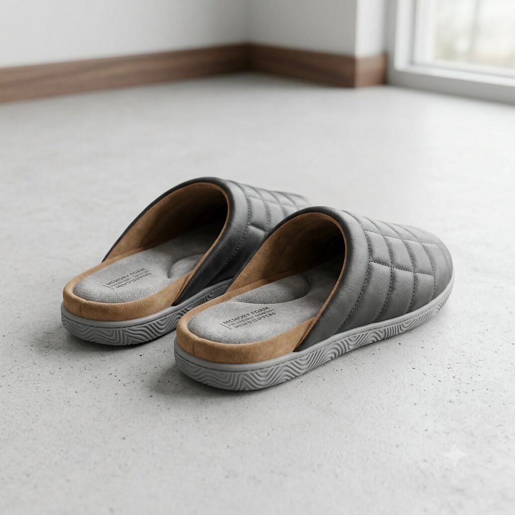 1782779137837 شبشب طبي بفرش ميموري فوم (Men's Ergonomic Comfort Slippers) - الصورة 1