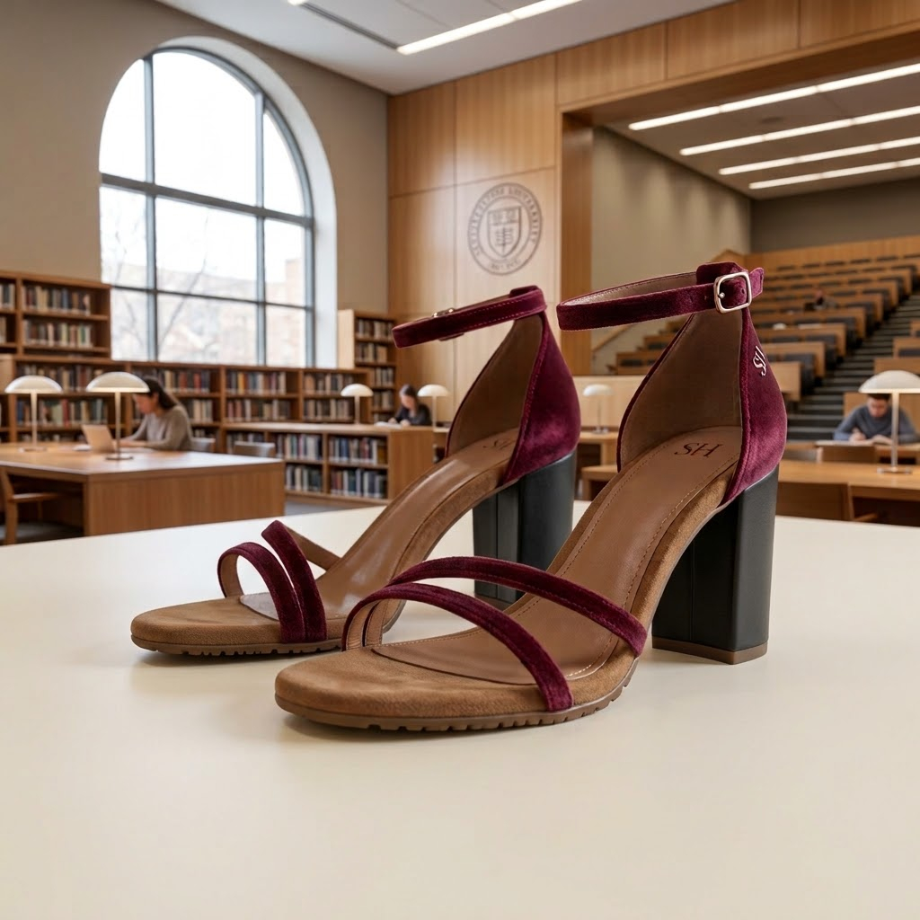 1782780812277 صندل كعب عريض ومريح (Women's Block Heel Sandals) - الصورة 1