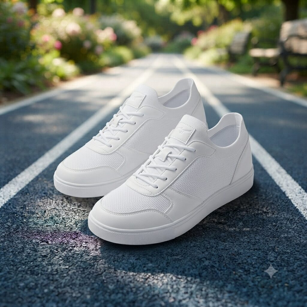 1783026119369 حذاء رياضي أبيض كلاسيك (White Sneakers) - الصورة 1