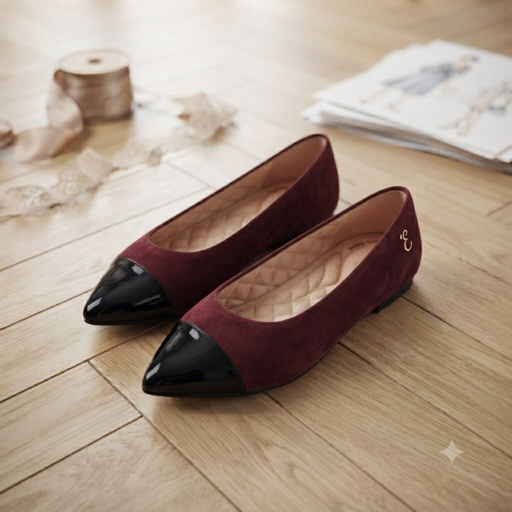 1783027952135 باليرينا مقدمة مدببة (Pointed-Toe Flats) - الصورة 1