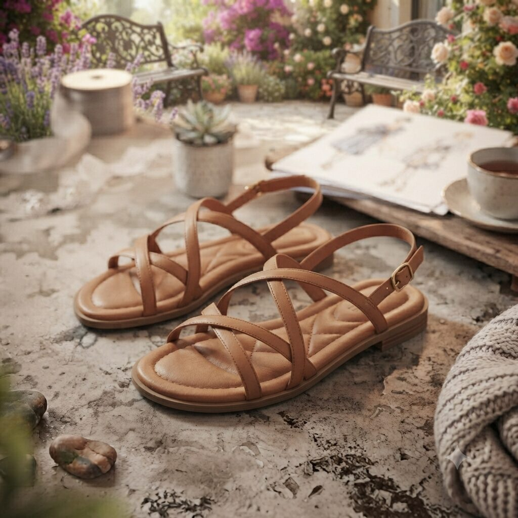 1783029179557 صندل فلات مريح (Flat Sandals) - الصورة 1